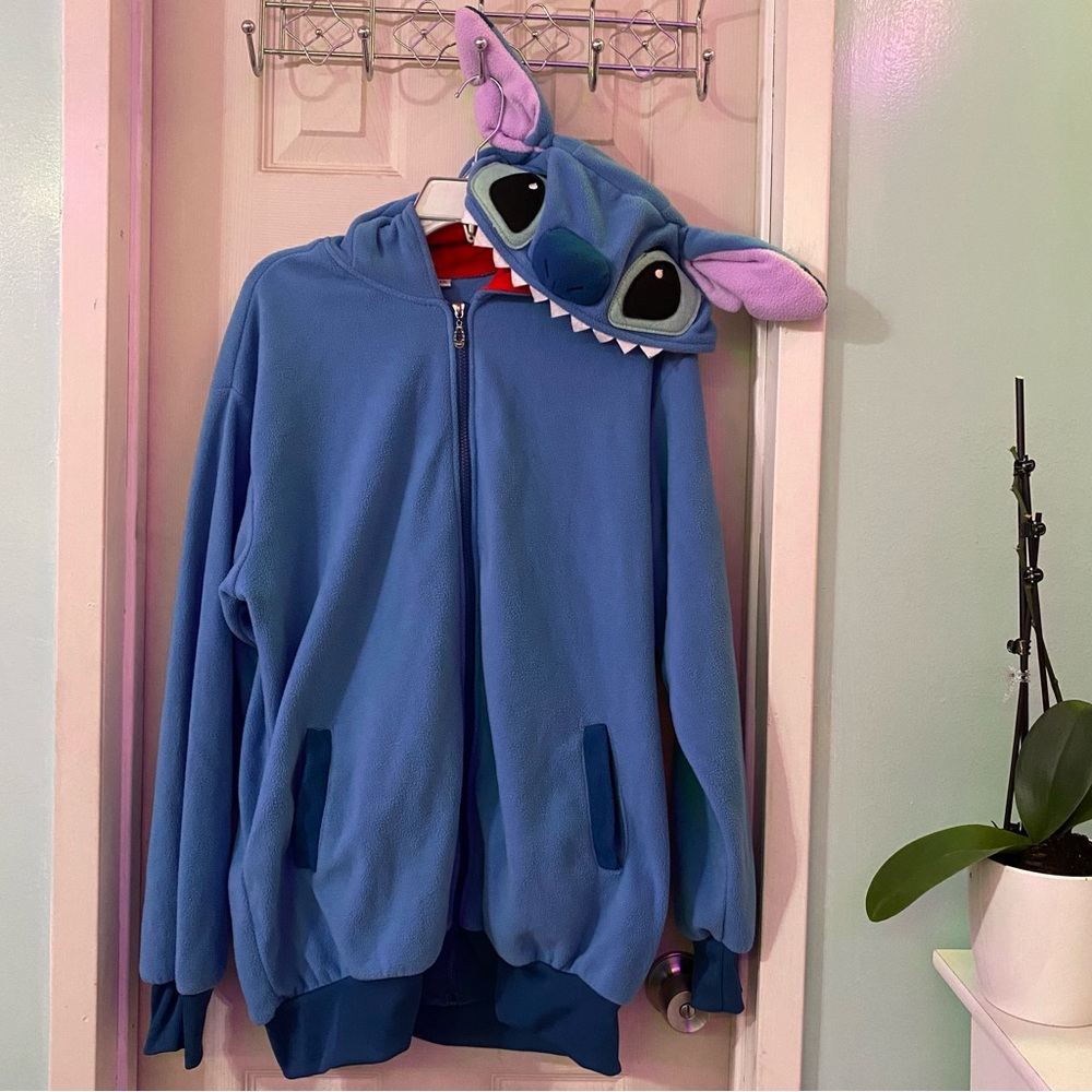 stitch sweater with hood NWOT from lilo and stitch disney inspired